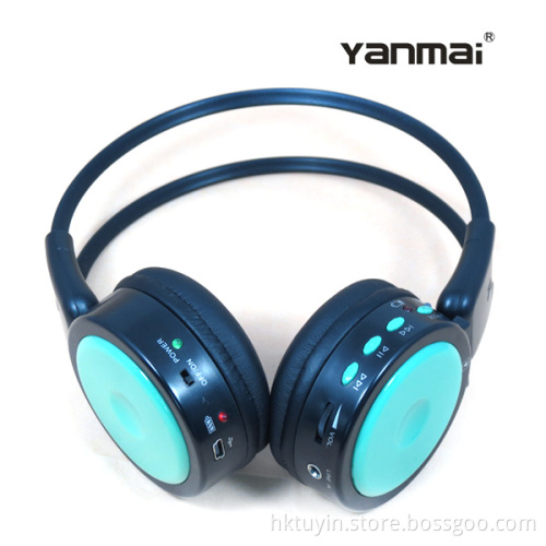 New stylish sd card music headphones with fm